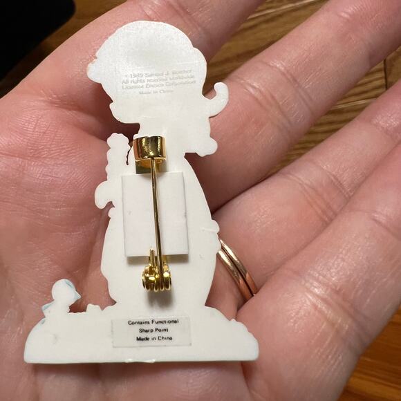 Vintage Lot Precious Moments Brooch Lapel Pins Summer's Joy Voice Of Spring - Picture 8 of 12